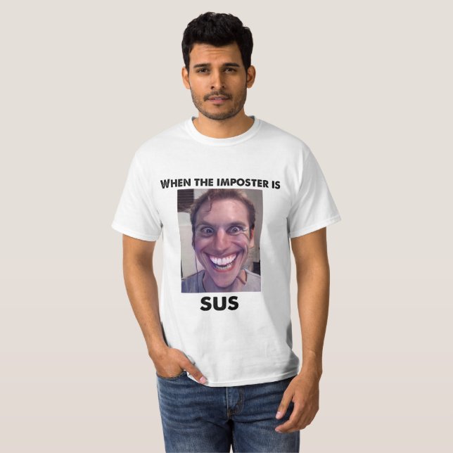 Camiseta Jerma Sus quando o impostor é o sus! Amogus Meme