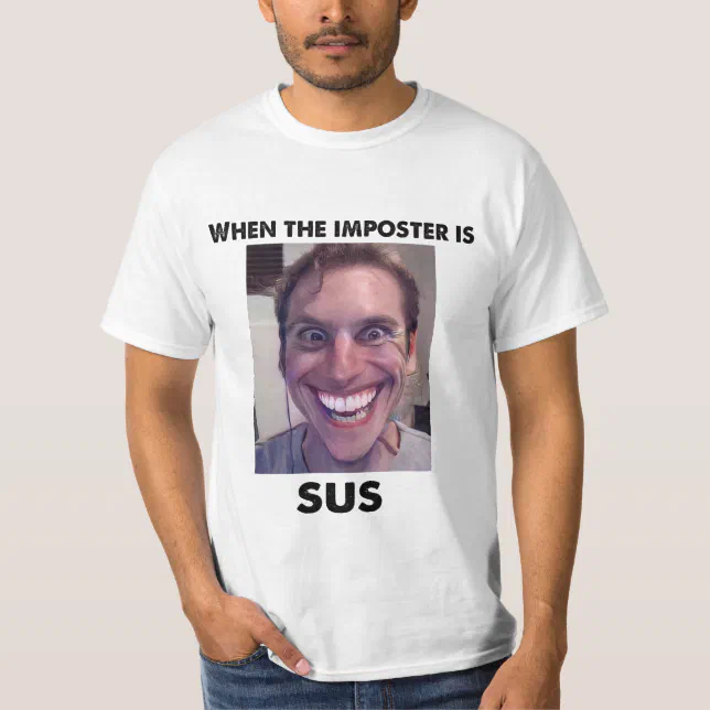 Camiseta Jerma Sus quando o impostor é o sus! Amogus Meme