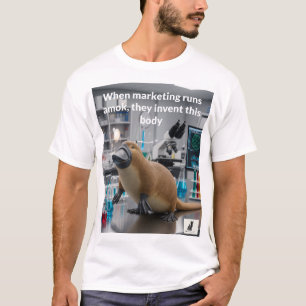 Camiseta Quando o marketing corre mal, eles inventam este c