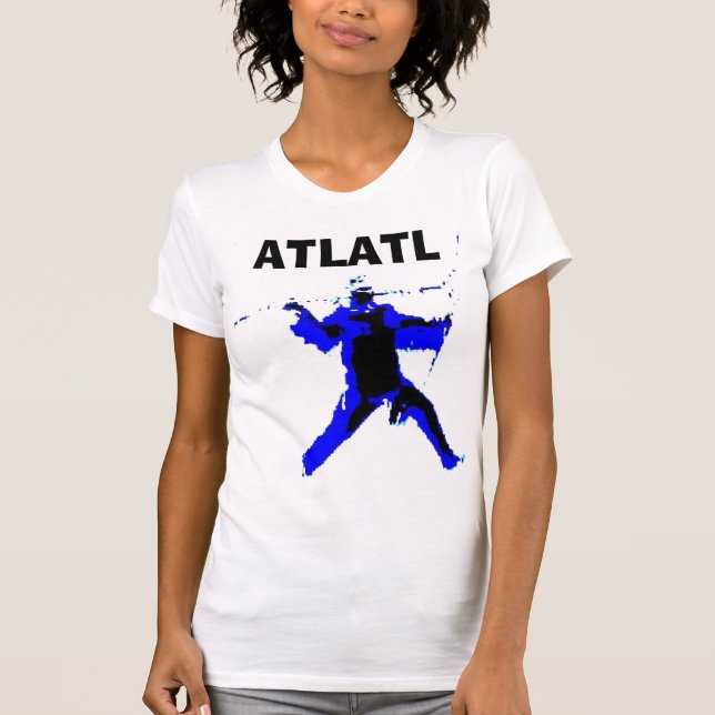 Camiseta quando os atlatls outlawed, (Frente)