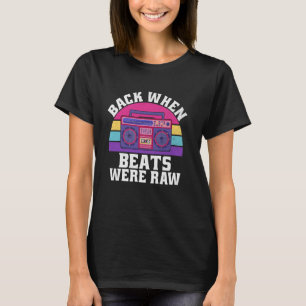 Camiseta Quando os Beats Eram Brutos Hip Hop dos Anos 90