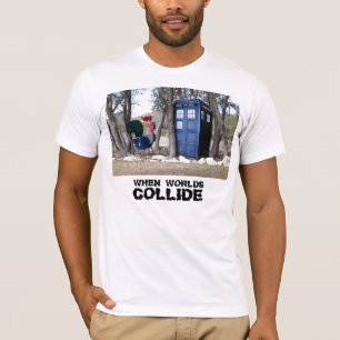 Camiseta QUANDO os MUNDOS COLIDIREM t-shirt