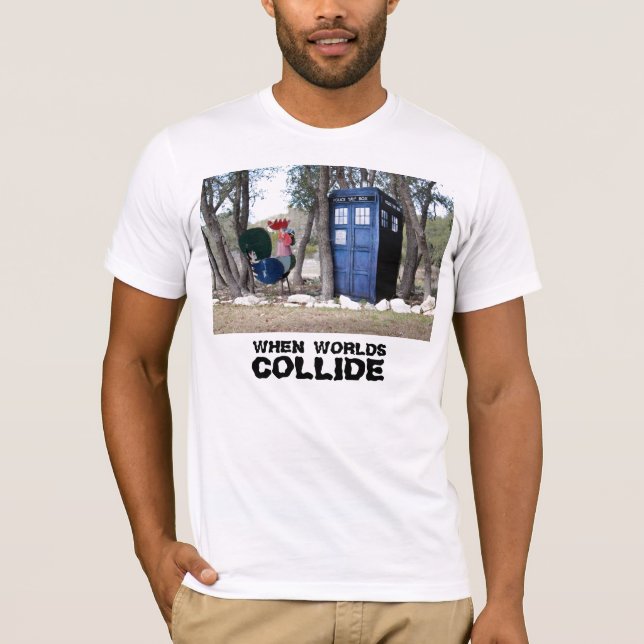 Camiseta QUANDO os MUNDOS COLIDIREM t-shirt (Frente)