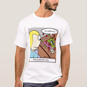 Camiseta Quando os quebra-cabeça caírem no amor