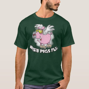Camiseta Quando os suínos voam