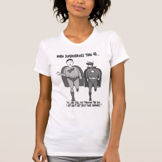 Camiseta Quando os super-herói girarem o pequeno t-shirt de