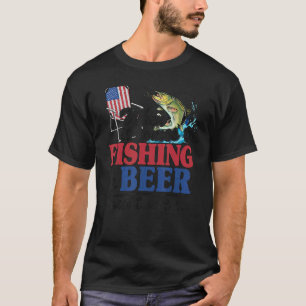 Camiseta Quando se trata de pesca e cerveja, conte comigo B