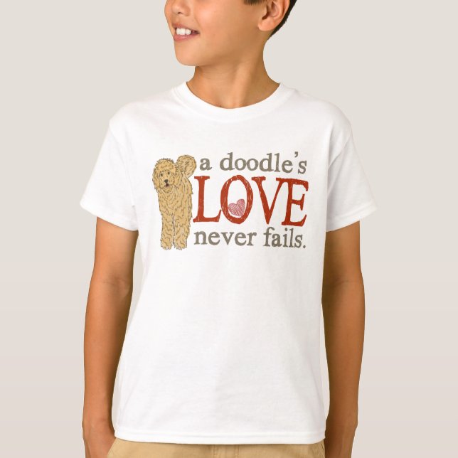 Camiseta Quando seu melhor amigo for um Goldendoodle (Frente)
