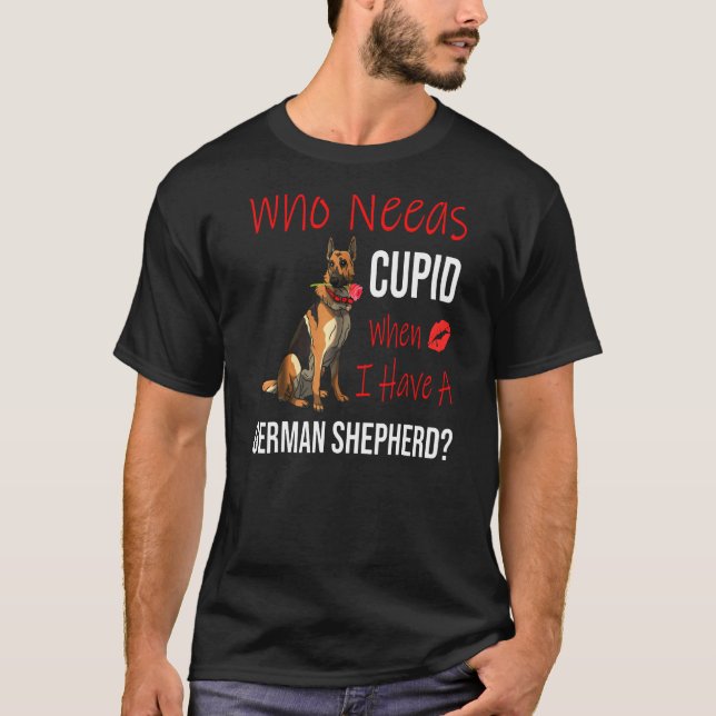 Camiseta Quando Tenho Um German shepherd (Frente)