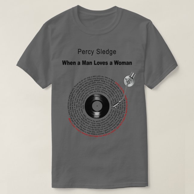 CAMISETA QUANDO UM HOMEM AMA UMA MULHER LYRICS ILLUSTRATION (Frente do Design)