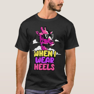 Camiseta Quando Visto Heels Giraffe