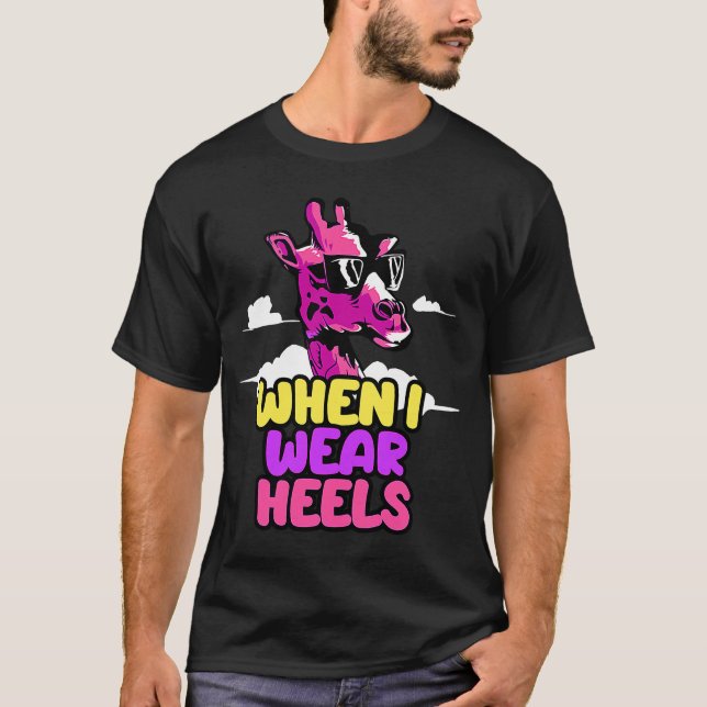 Camiseta Quando Visto Heels Giraffe (Frente)