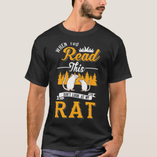 Camiseta Quando você lê isso, não olhe para o meu rato