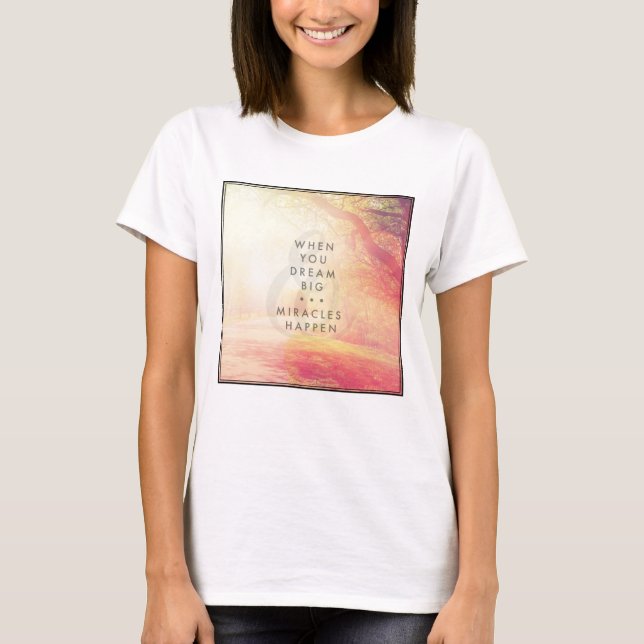 Camiseta Quando você sonhar (Frente)