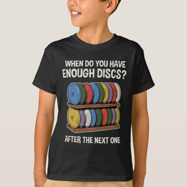 Camiseta Quando Você Tem Discos Suficientes Prateleira Dive (Frente)