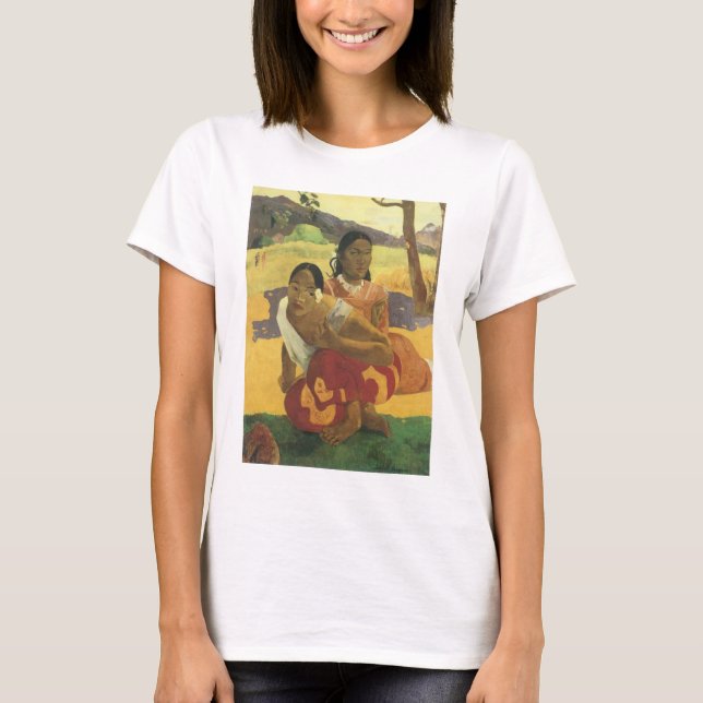 Camiseta Quando você vai se Casado de Paul Gauguin, Arte Vi (Frente)