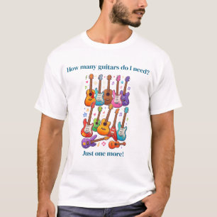 Camiseta Quantas guitarras eu preciso?