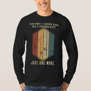 Camiseta Quantas Mercadorias De Pesca Um Pescador Precisa D
