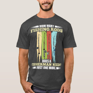 Camiseta Quantas Mercadorias De Pesca Um Pescador Precisa D