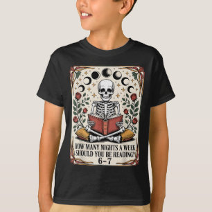 Camiseta Quantas Noites Meme de Leitura 6 7 Amante de Livro