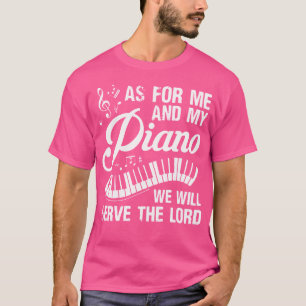 Camiseta Quanto a Mim e ao Meu Piano Serviremos ao Senhor -