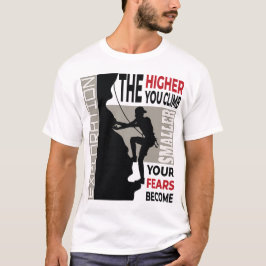Camiseta Quanto Mais Alto Você Sobe – Aventura e Motivação 