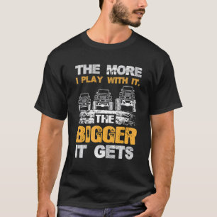 Camiseta Quanto Mais Brinco Com Ele, Maior Será O Número De