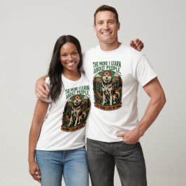 Camiseta Quanto mais eu gosto do meu cachorro