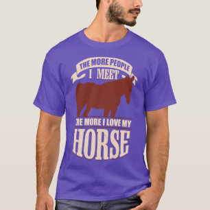 Camiseta Quanto Mais Pessoas Eu Encontro Mais Eu Amo Meu Ca