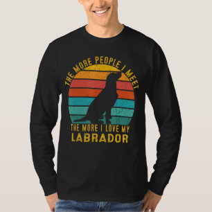 Camiseta Quanto Mais Pessoas Eu Encontro Mais Eu Amo Meu La