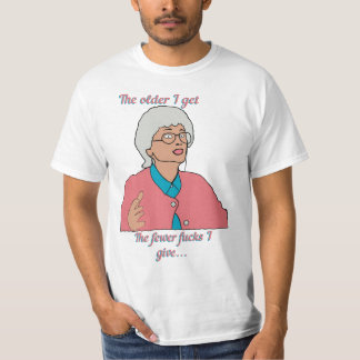 Camiseta Quanto mais velho eu fico