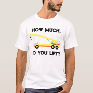 Camiseta Quanto, você levanta?