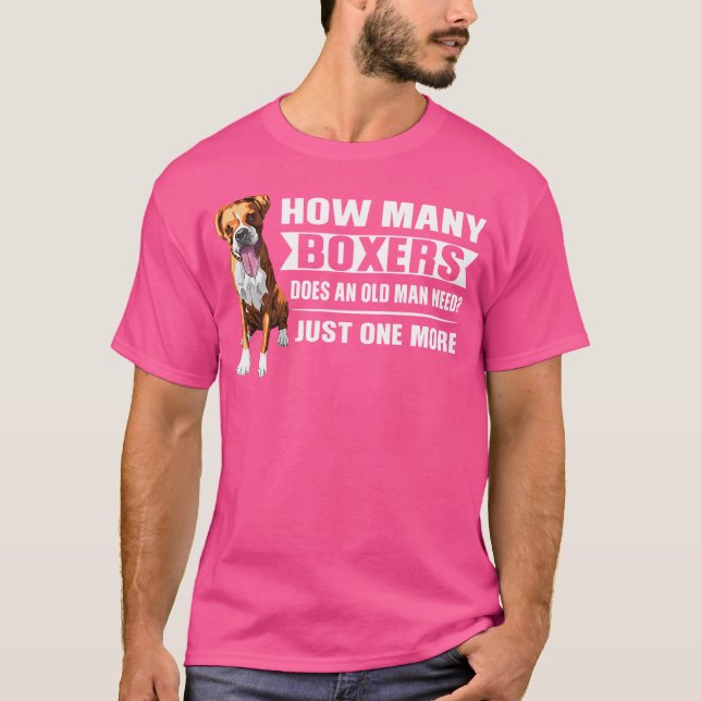 Camiseta Quantos Boxers Um Velho Precisa De Boxer? (Frente)