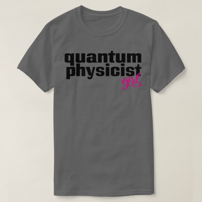 Camiseta Quantum Physics Girl 1 (Frente do Design)