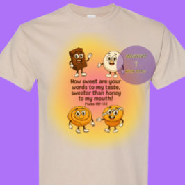 Camiseta Quão doces são as suas palavras DEUS - Cristão