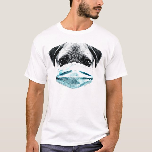 Camiseta Quarantine house pug (Frente)