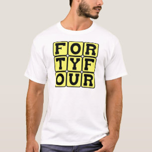 Camiseta Quarenta e Quatro, Número 44