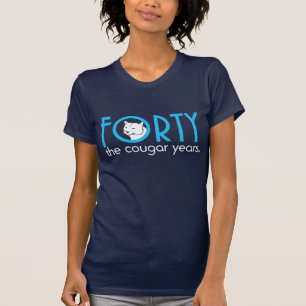Camiseta QUARENTA o T do aniversário de 40 anos dos anos d
