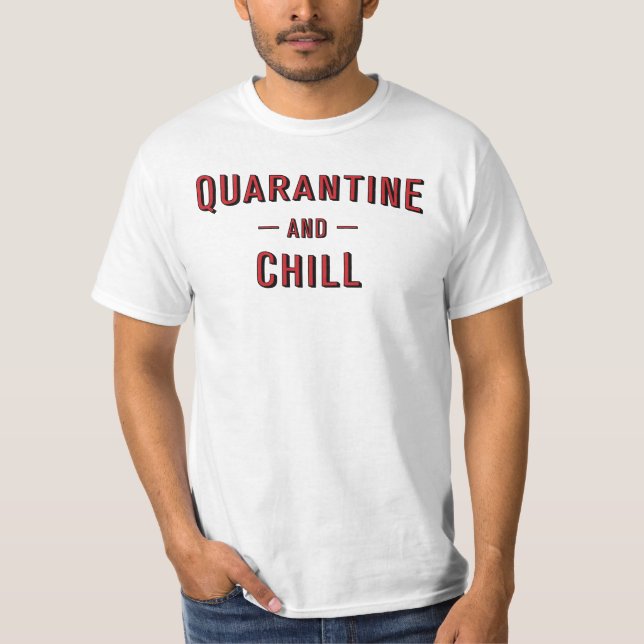 Camiseta Quarentena e refrigeração (Frente)