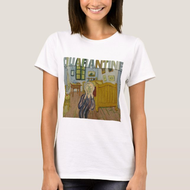 Camiseta Quarentena, O Gritar - Edvard Munch, (Frente)