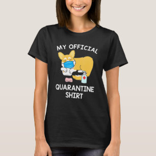 Camiseta Quarentena oficial Welsh Corgi Dog Men Women