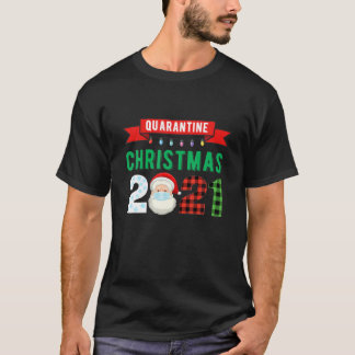 Camiseta Quarentena Papais noeis Natal Família Pijamas Engr