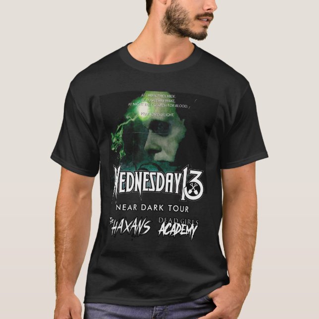 CAMISETA QUARTA-FEIRA, 13'S, HAXANS, ACADEMIA DE MORTO (Frente)
