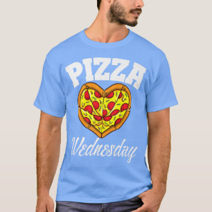 Camiseta Quarta-feira Pizza Noite Engraçada Pizza Lover Ráp