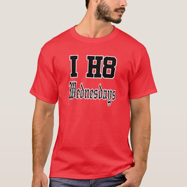 Camiseta quartas-feiras (Frente)