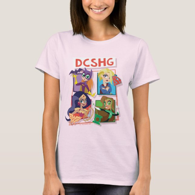 Camiseta Quartet DC Super Hero Girls (Frente)