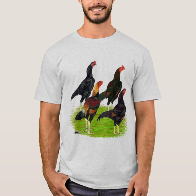 Camiseta Quarteto de caça oriental (Frente)