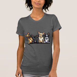 Camiseta Quarteto do buldogue francês