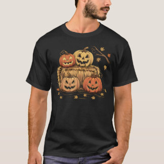 Camiseta Quarteto Spooky Jack-o'-Lanterna