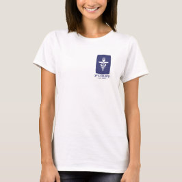 Camiseta Quarto aniversário - Azul feminino